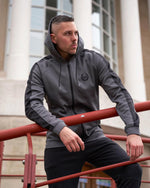 LUX SPORT - Active Streetwear Mens Hoodies & Jackets Sports Hoodie - Grey