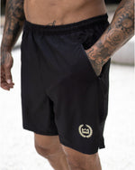 LUX SPORT - Active Streetwear Mens Shorts Tech Shorts - Black/Gold