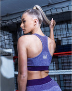 Sculpt Seamless Sports Bra - Purple - LV2LFT - Lifestyle Apparel & Gymwear